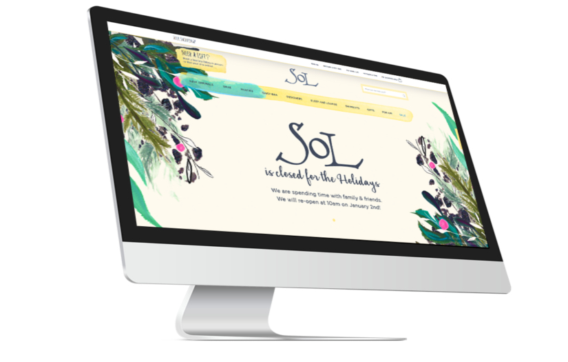 SOL- Ecommerce Website screenshot 1